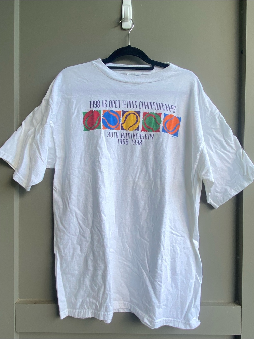 1998 US Open Tennis Championships White Vintage T-Shirt